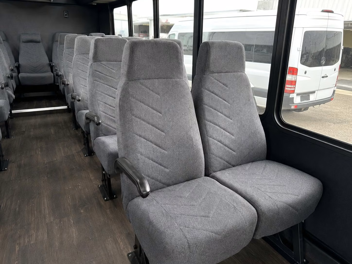 18 passenger minibus inside