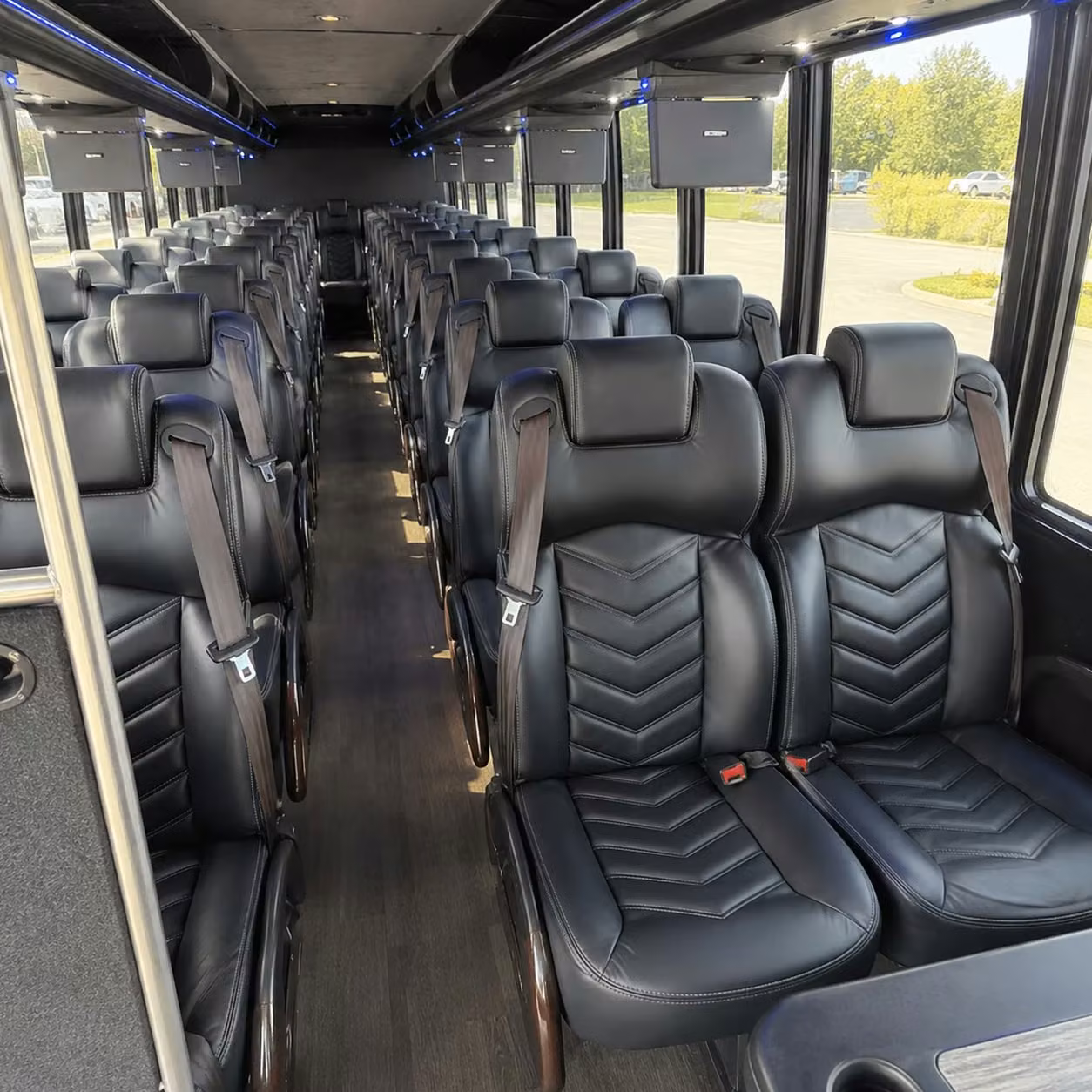 25 passenger minibus inside