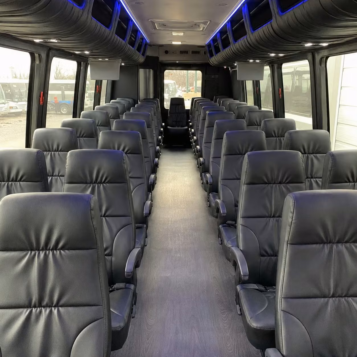 30 passenger minibus inside