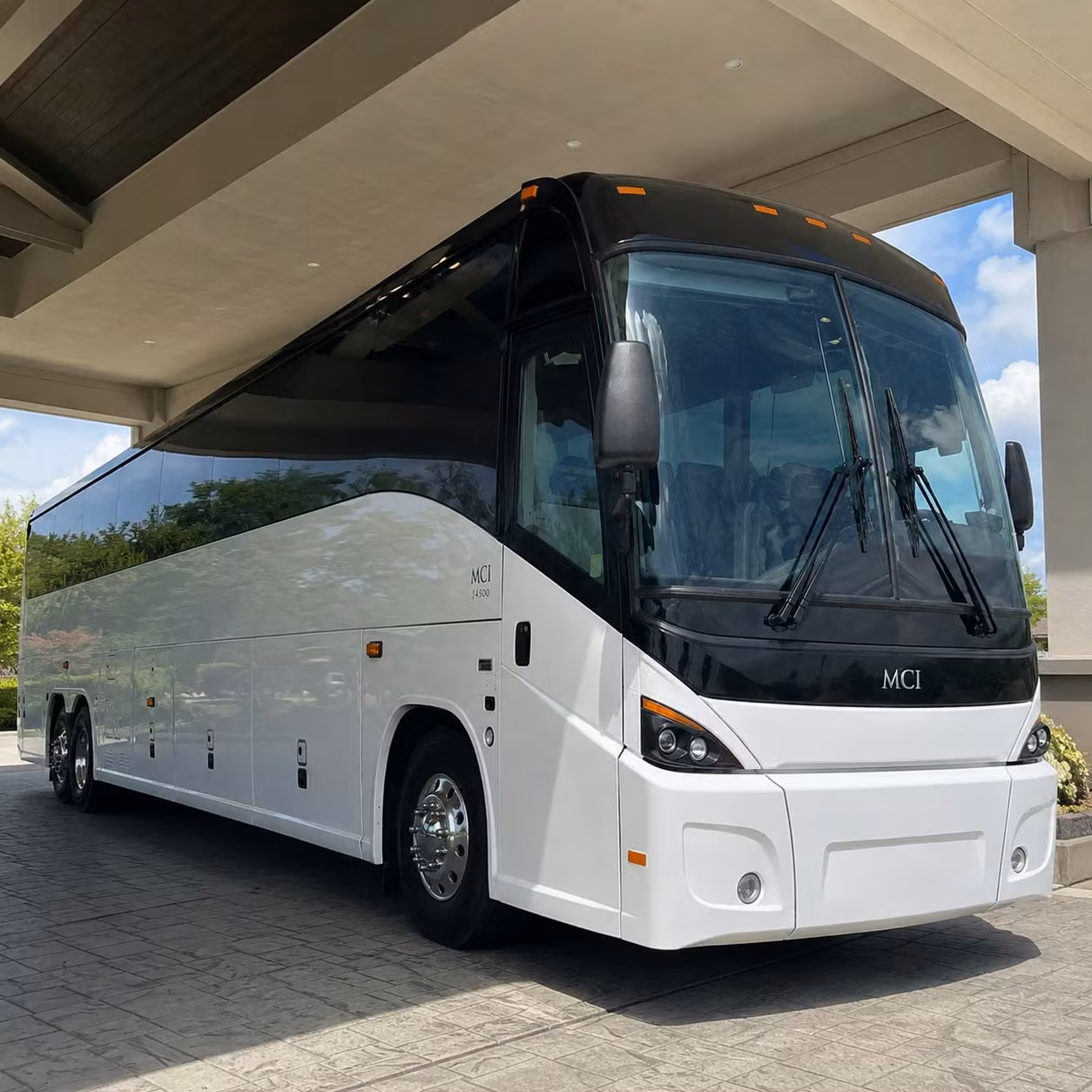56 passenger charter bus